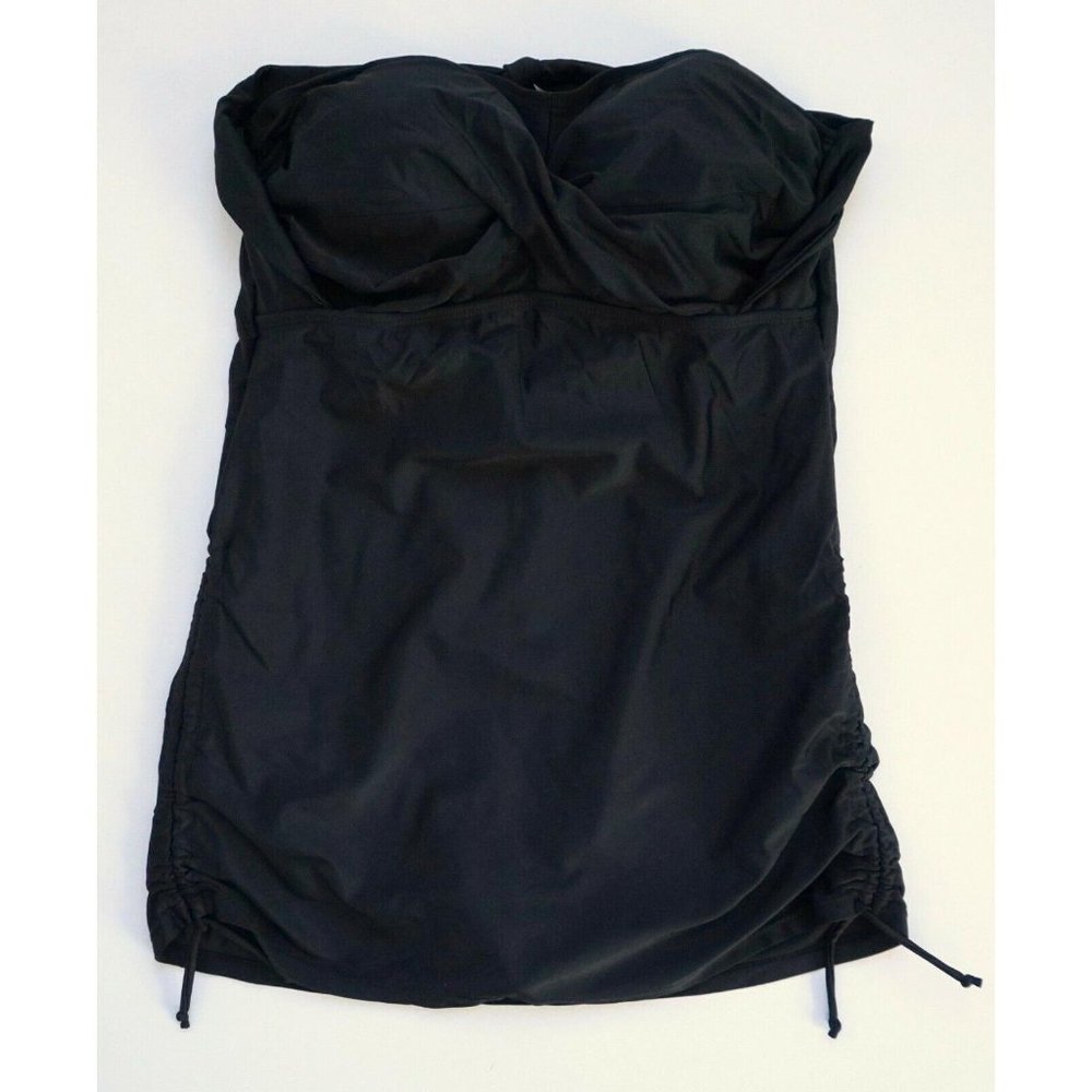 TROPICULTURE Black Tankini Halter Swimsuit